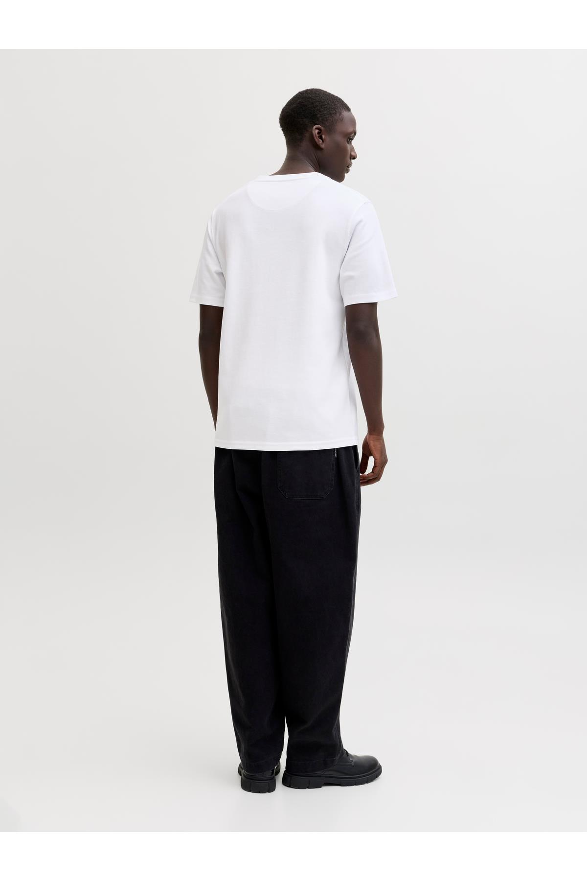 JPRBLAETHAN SS LOGO TEE SN Bright White