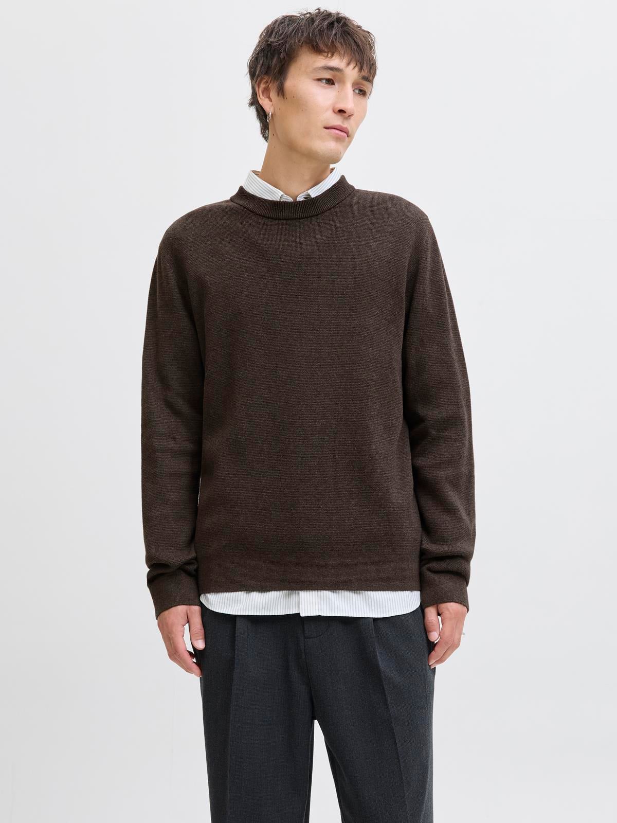JPRBLAMILANO STITCH KNIT CREW NECK SN Delicioso