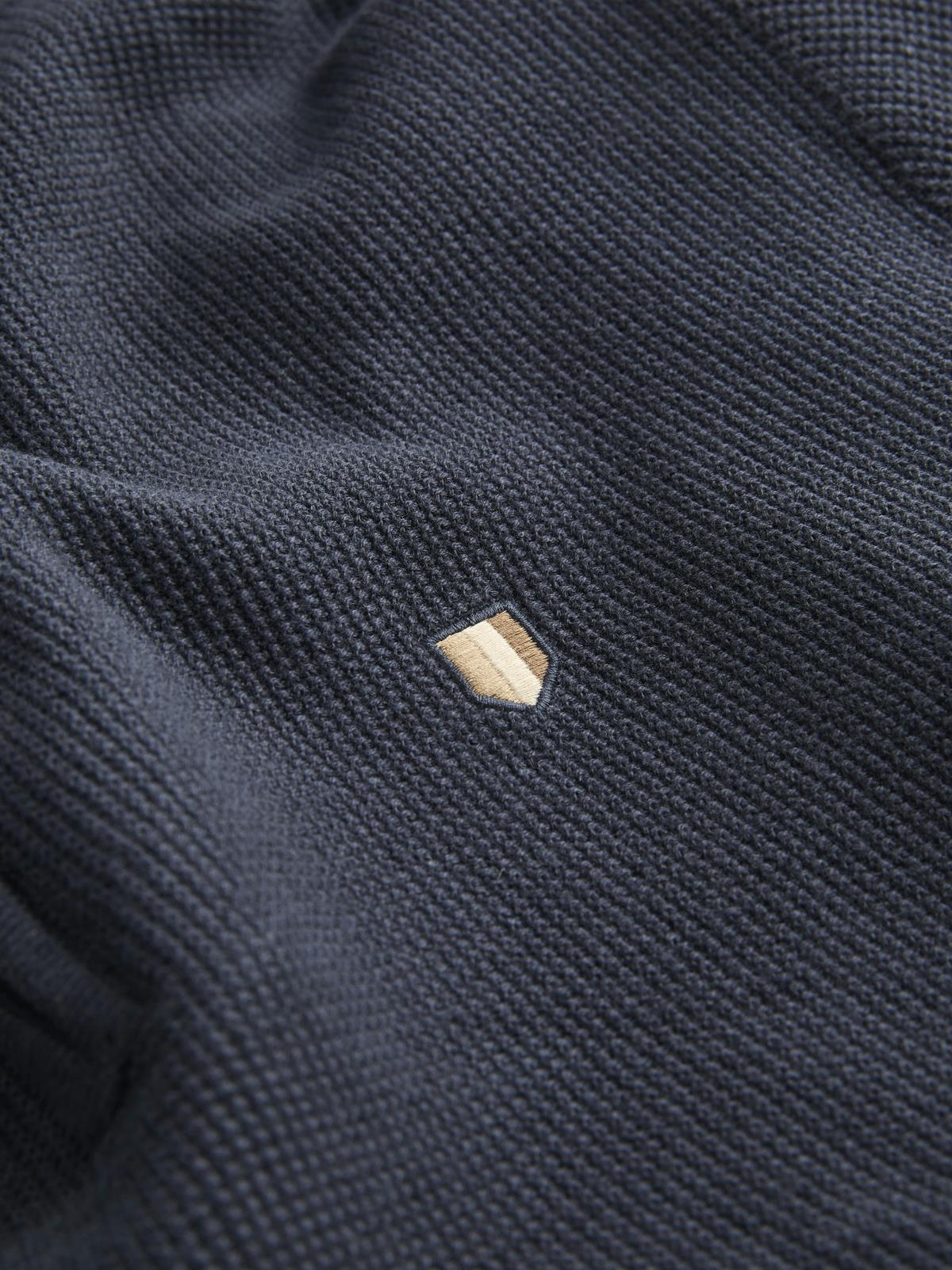 JPRBLUREX KNIT HALF ZIP LN Seaborne