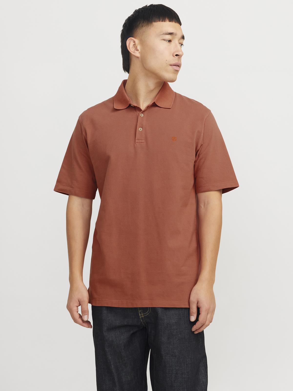 JPRBLUWILLIAM WASH SS POLO SN Redwood