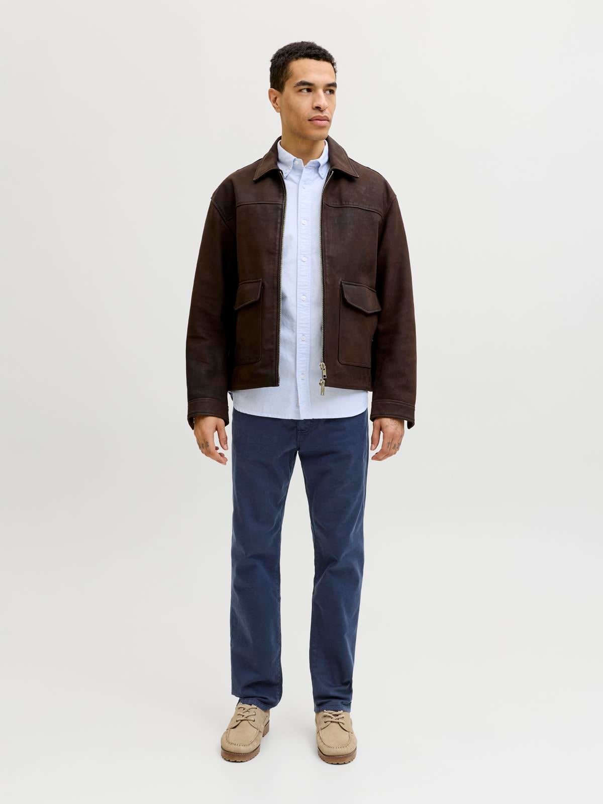 JPSTCLARK FINN PANTS NOOS Navy Blazer