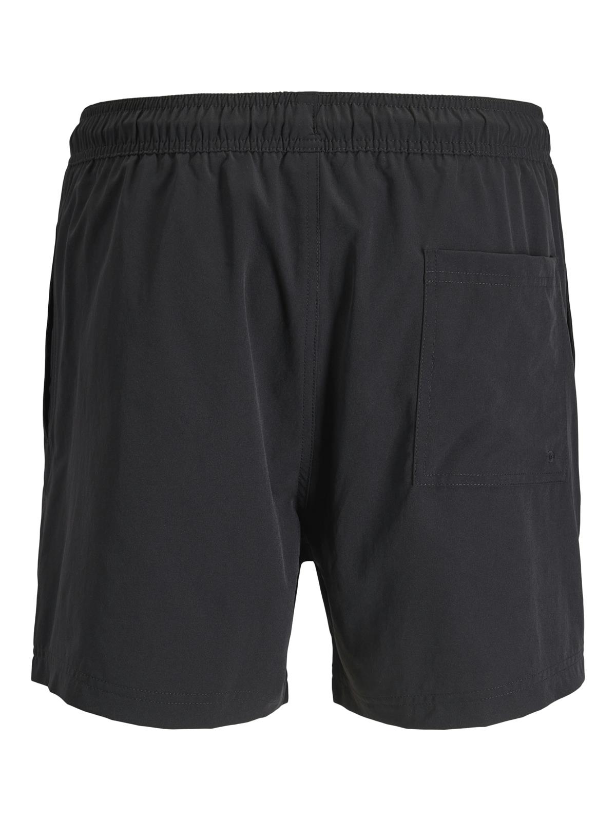 JPSTMAUI TROPIC SOLID SWIM SHORTS REG SN Black