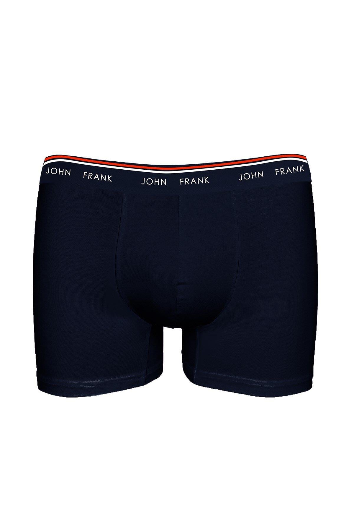 JOHN FRANK ÜÇLÜ BASIC BRIGHT BOXER White
