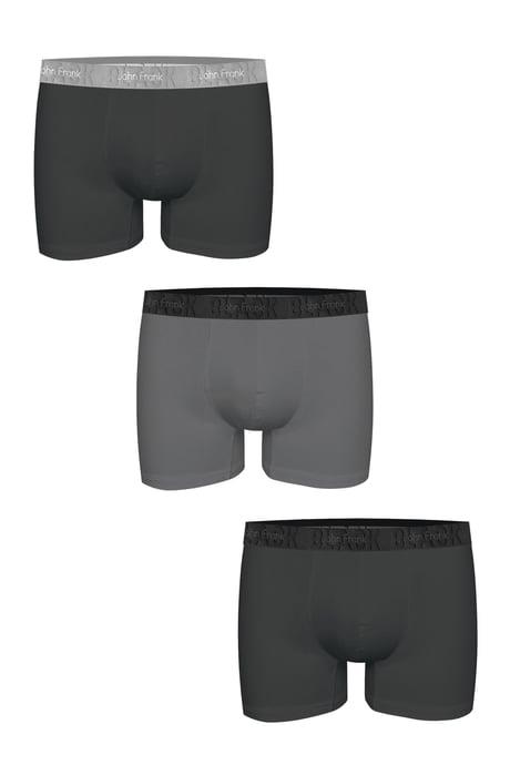 JOHN FRANK ÜÇLÜ BLACK BOXER Multicolor