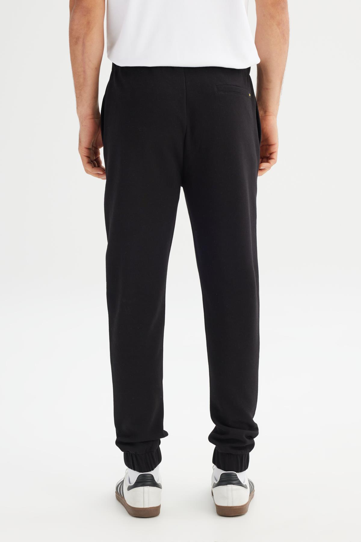 Erkek Pike İnterlock Sweatpant Siyah