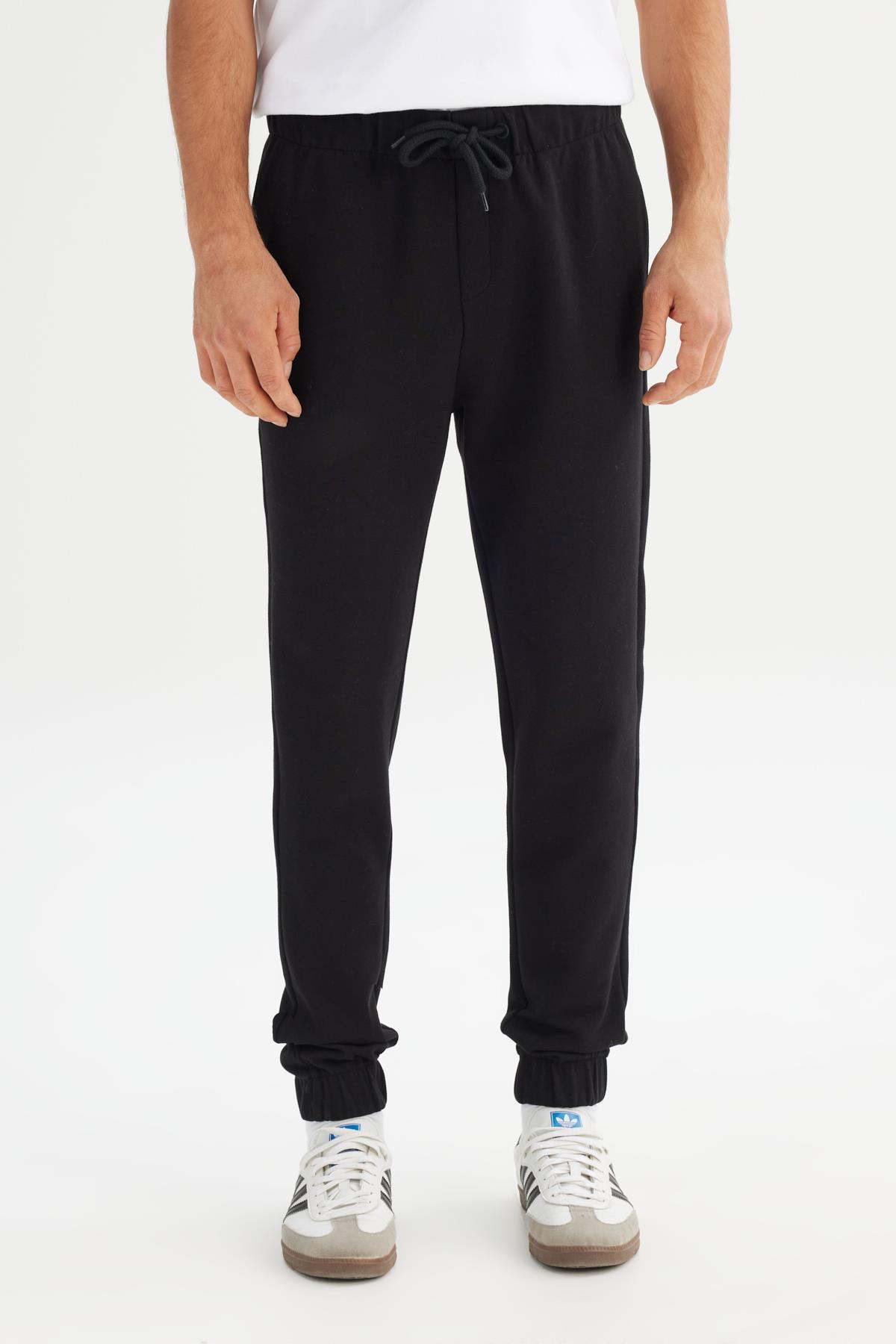Erkek Pike İnterlock Sweatpant Siyah