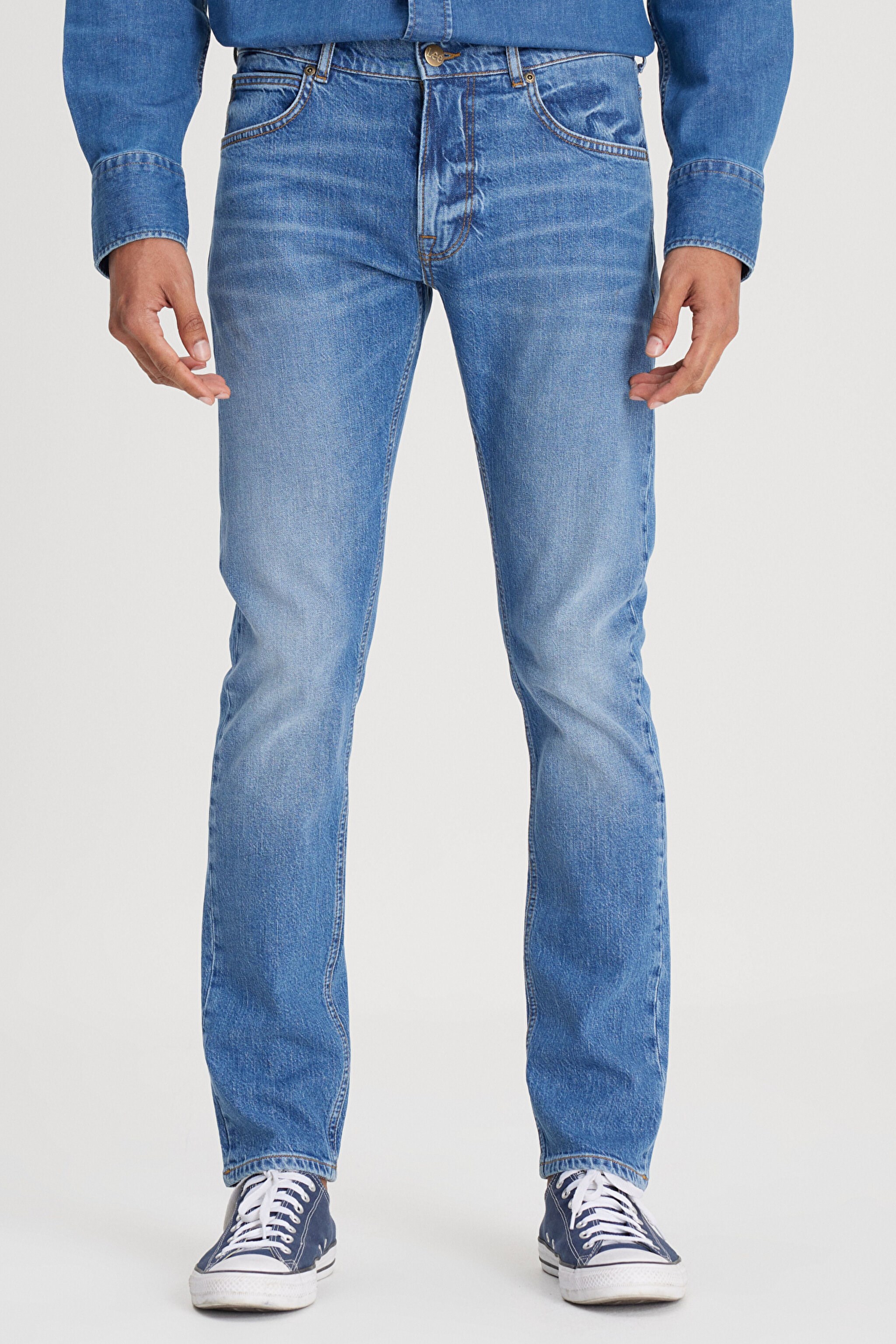 Luke Jean Pantolon Indigo Vintage