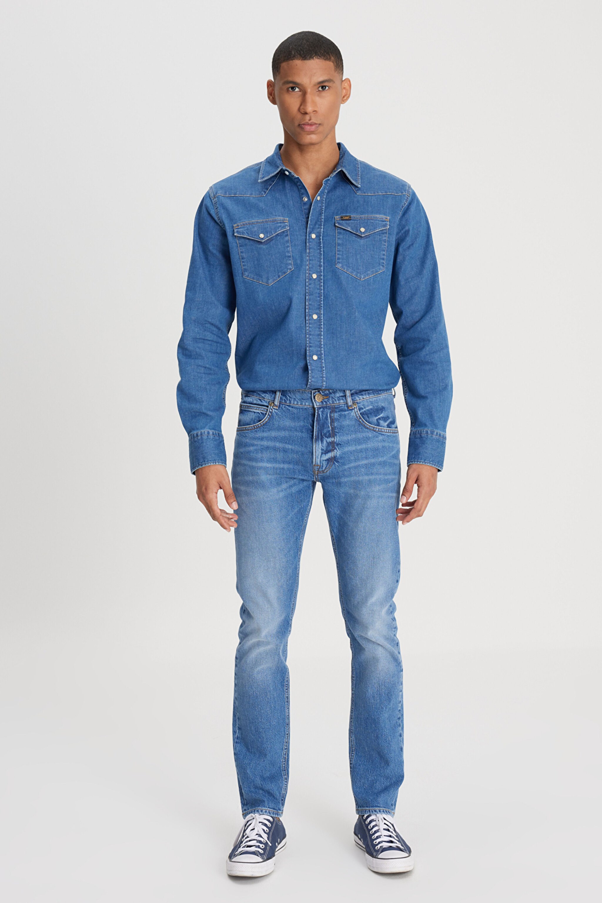 Luke Jean Pantolon Indigo Vintage