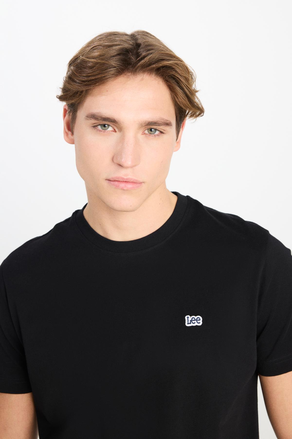 Bisiklet Yaka T-shirt Black