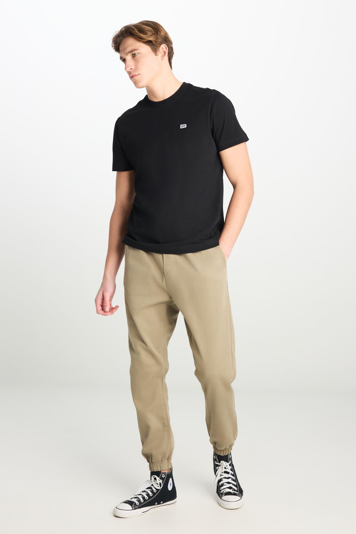 Bisiklet Yaka T-shirt Black