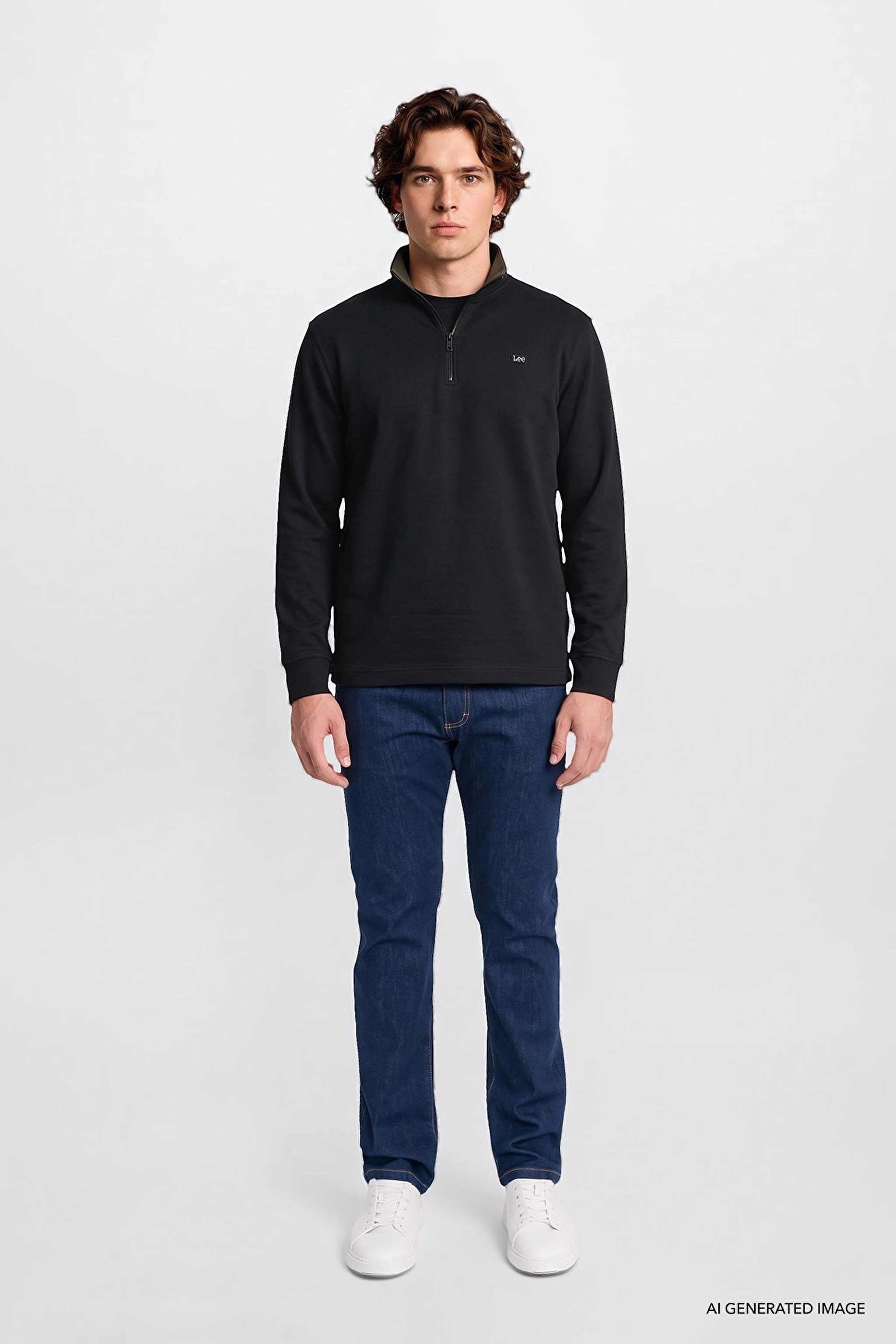 Small Logo Sweatshirt Anthracita