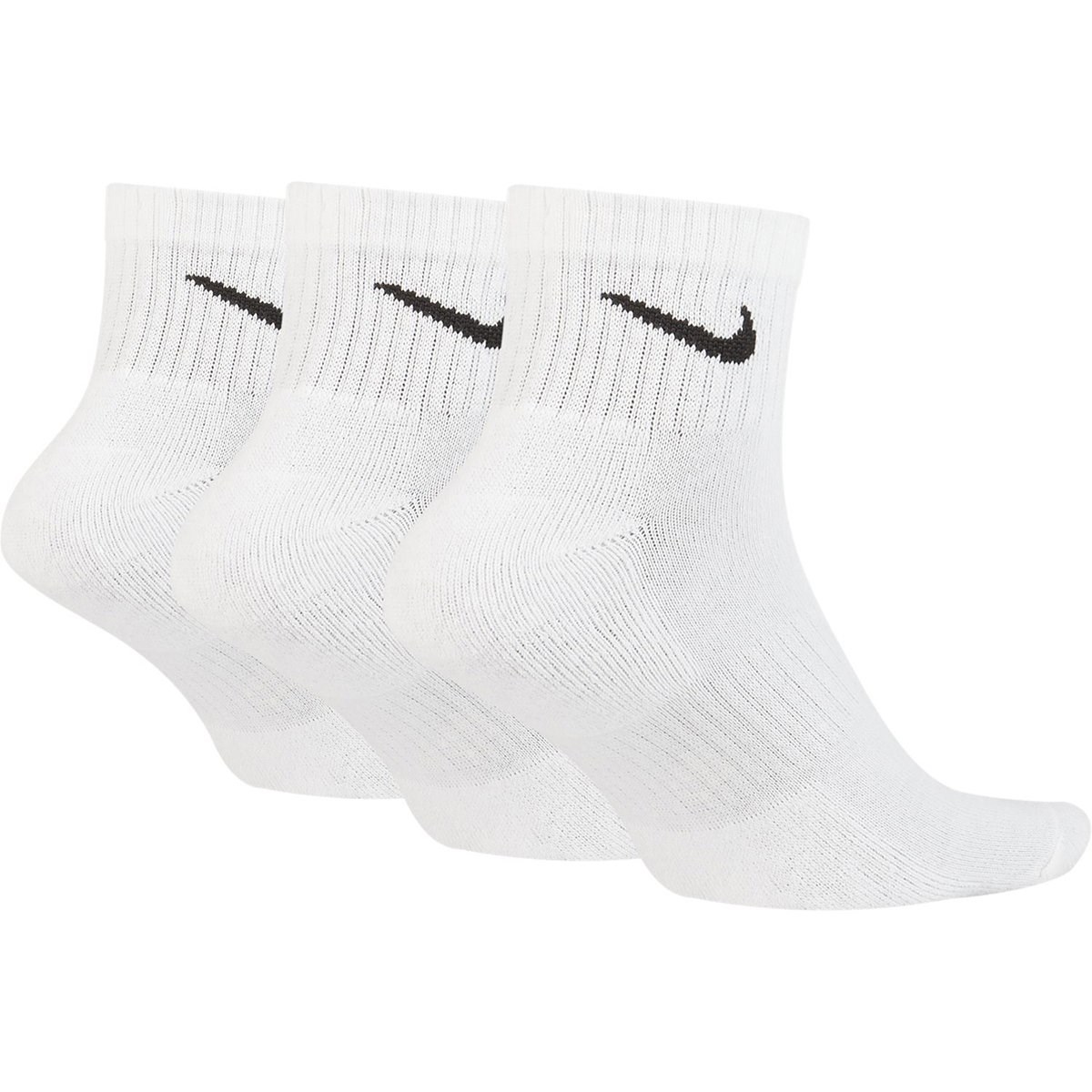 Nike Everyday Cushioned Training Ankle Socks 3lü Paket White