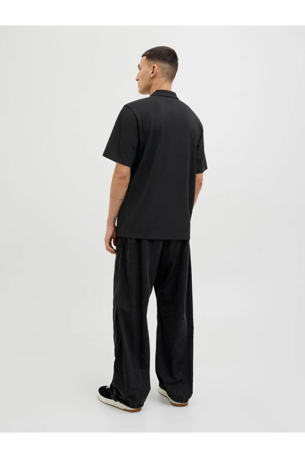 JCOFUSION PIQUE POLO SS SN Black