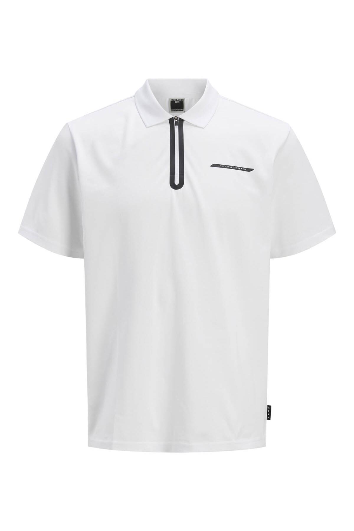 JCOFUSION PIQUE POLO SS SN Bright White