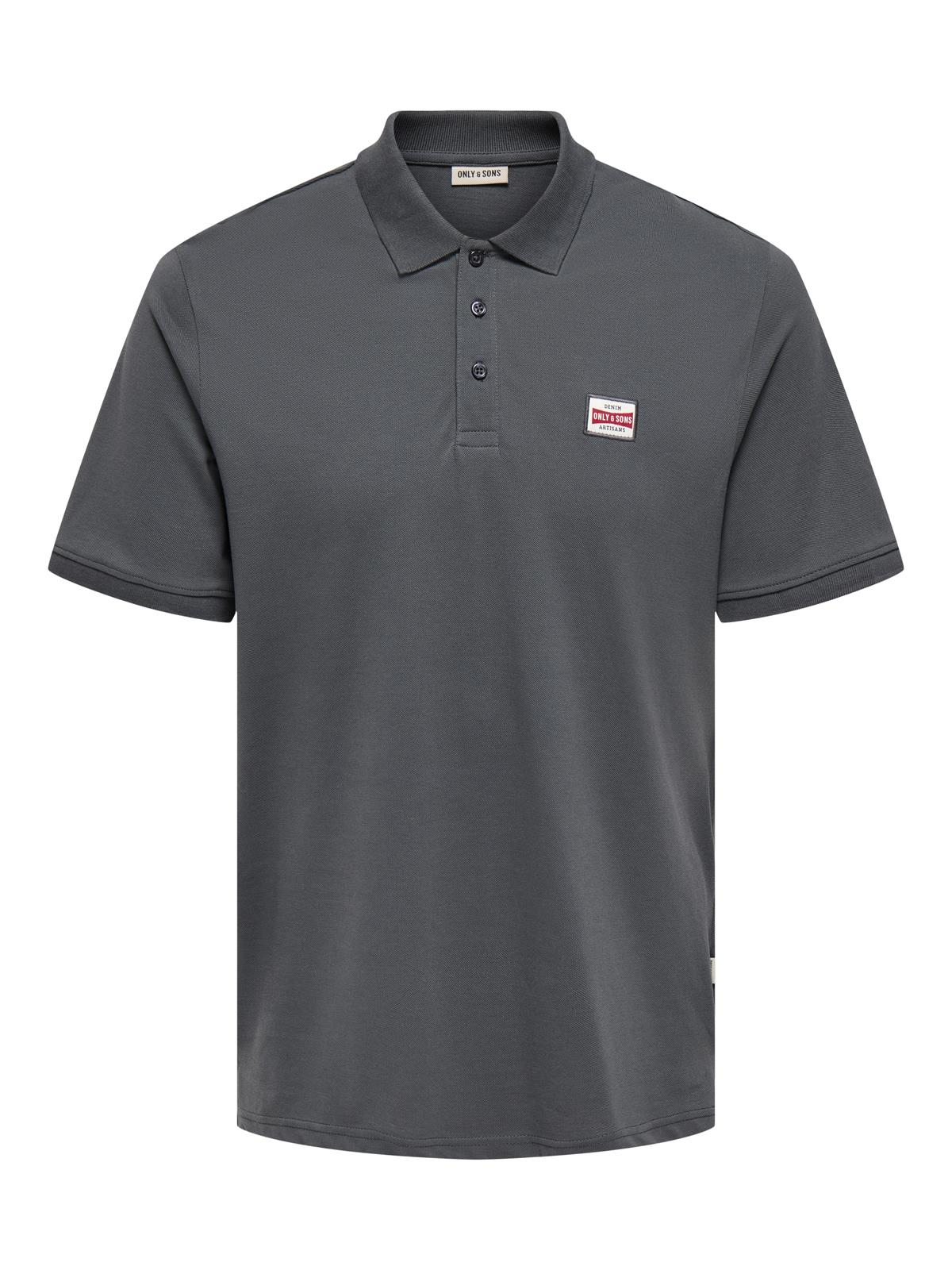 ONSDAWSON REG SS POLO SHIRT VD GREY