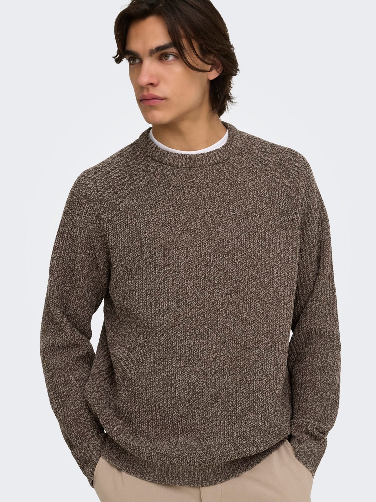 ONSJOIN RLX LS RAGLAN KNIT Falcon