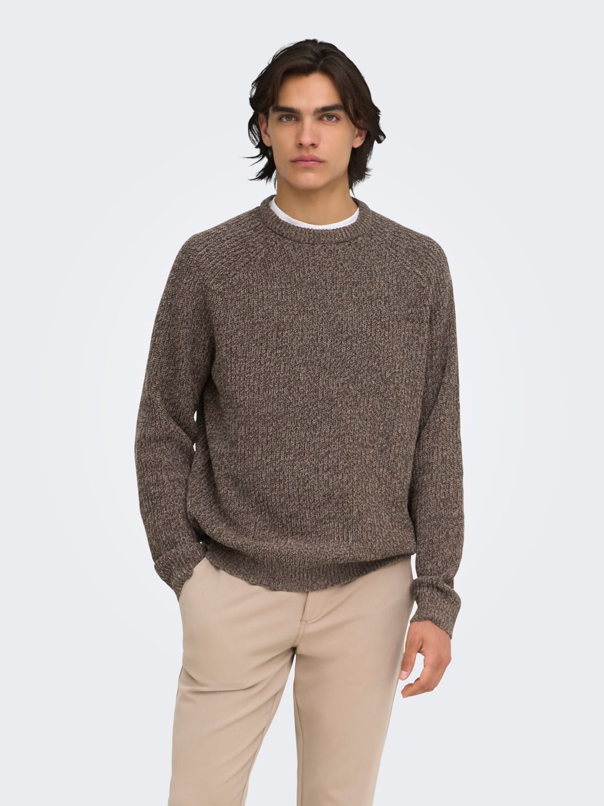ONSJOIN RLX LS RAGLAN KNIT Falcon