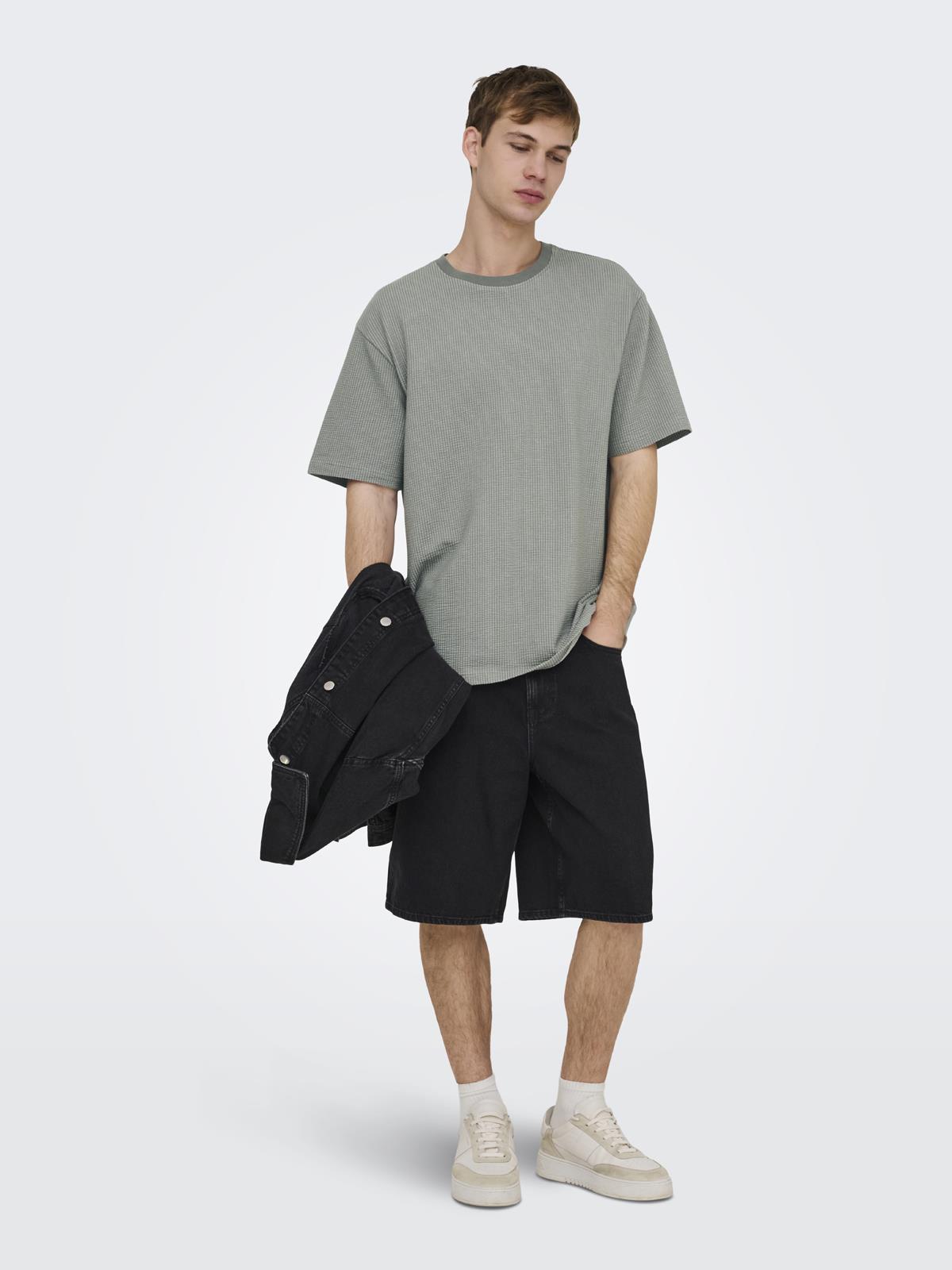 ONSKIAN LIFE RLX SS STRP TEE Sedona Sage