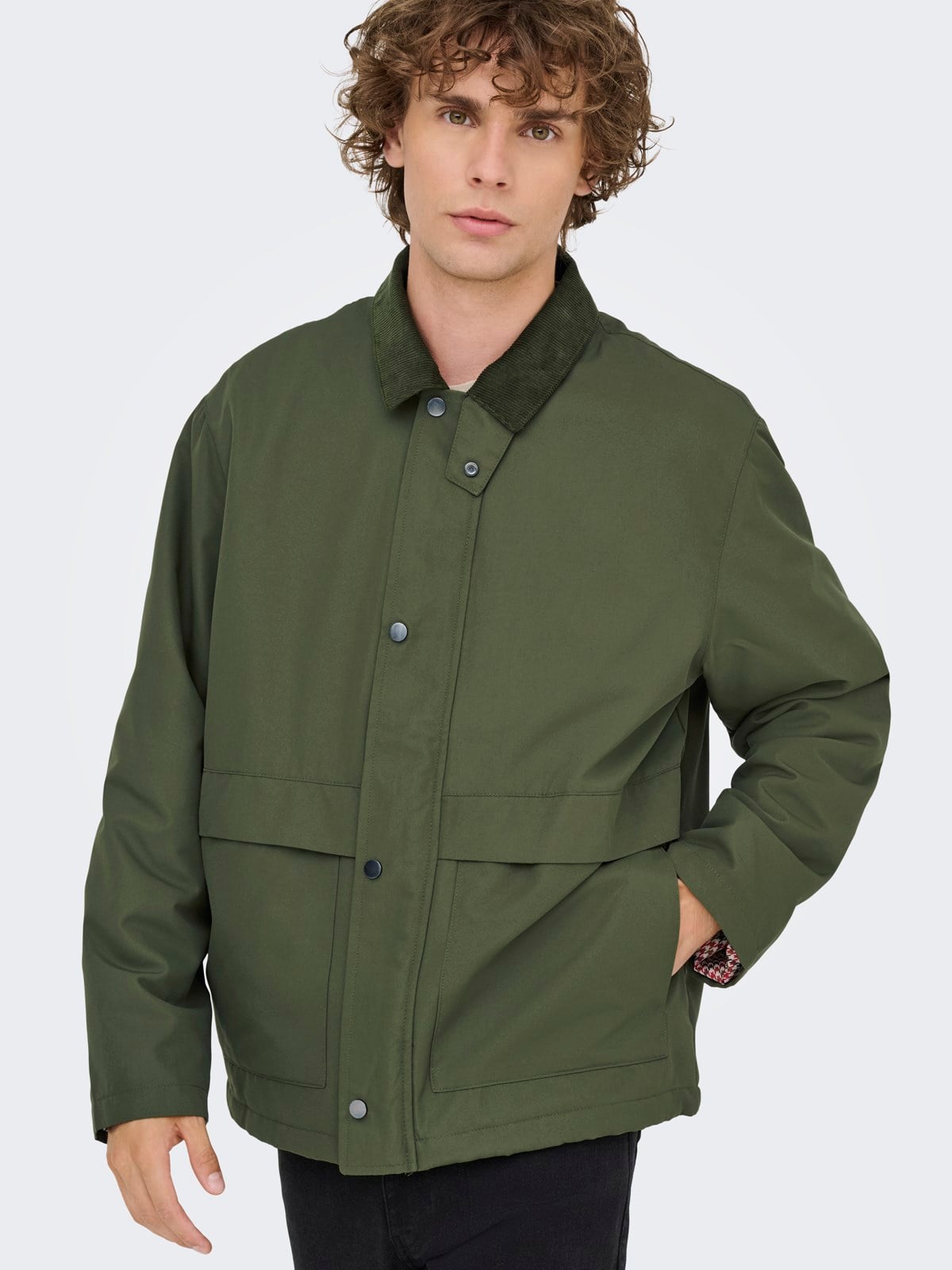 ONSKOSMO PADDED JACKET OTW VD Olive Night