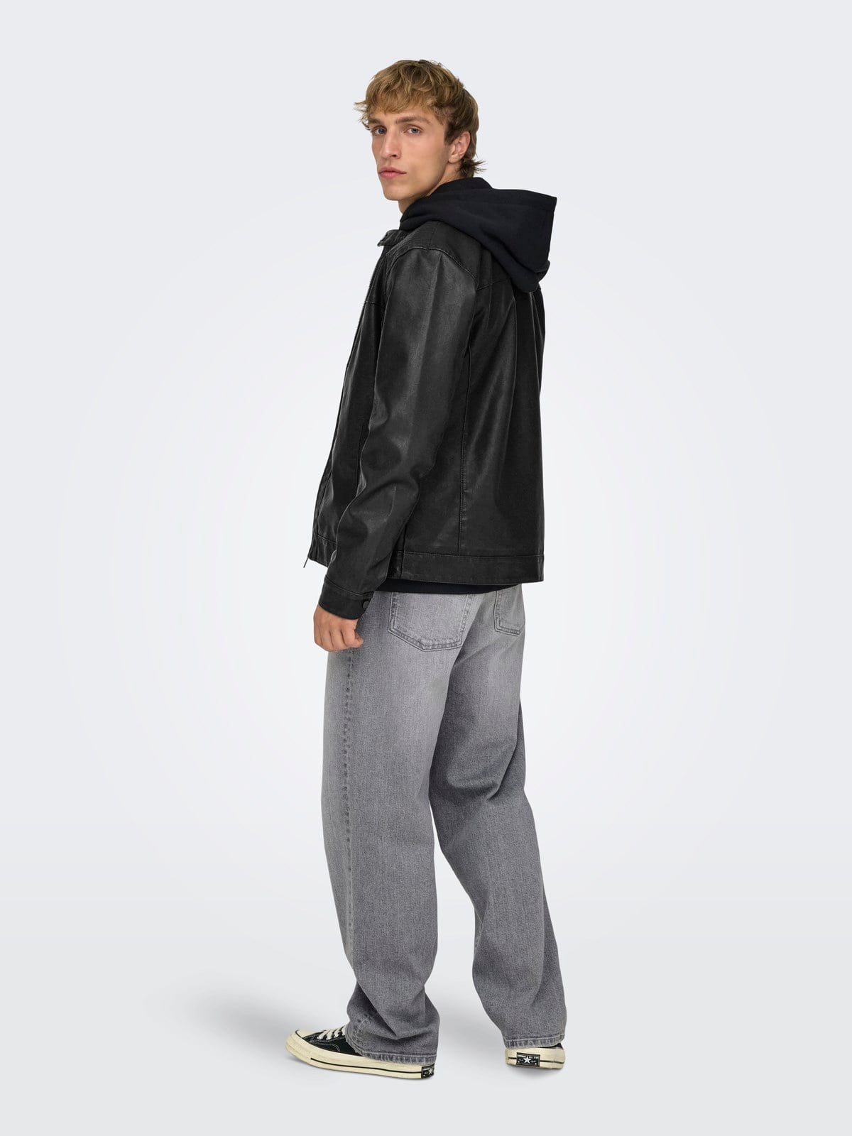 ONSMIKE PU RACER JACKET OTW NOOS Black