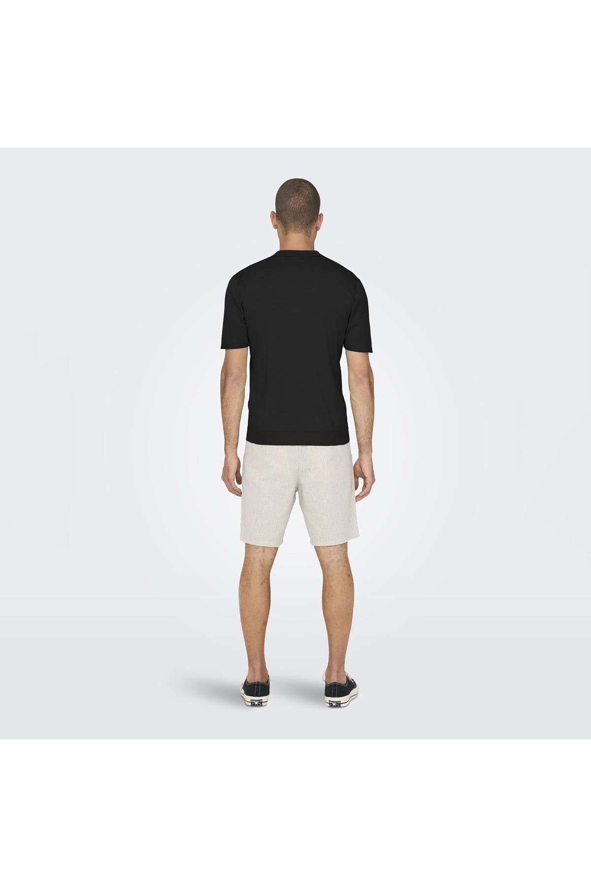 ONSWYLER REG 14 SS POLO KNIT NOOS Black