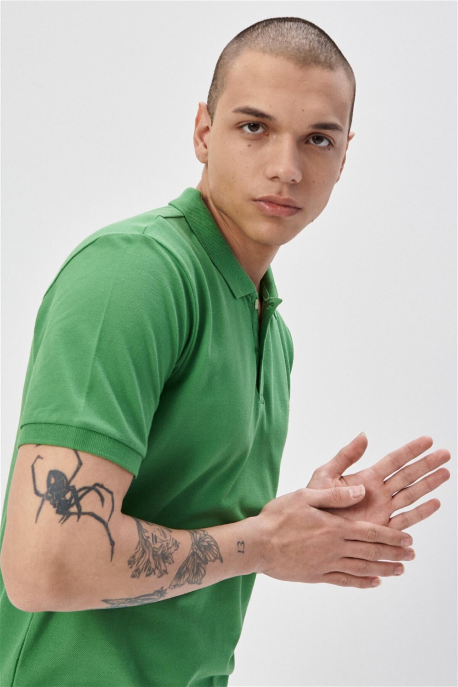 Polo Yaka Tişört Mint Green