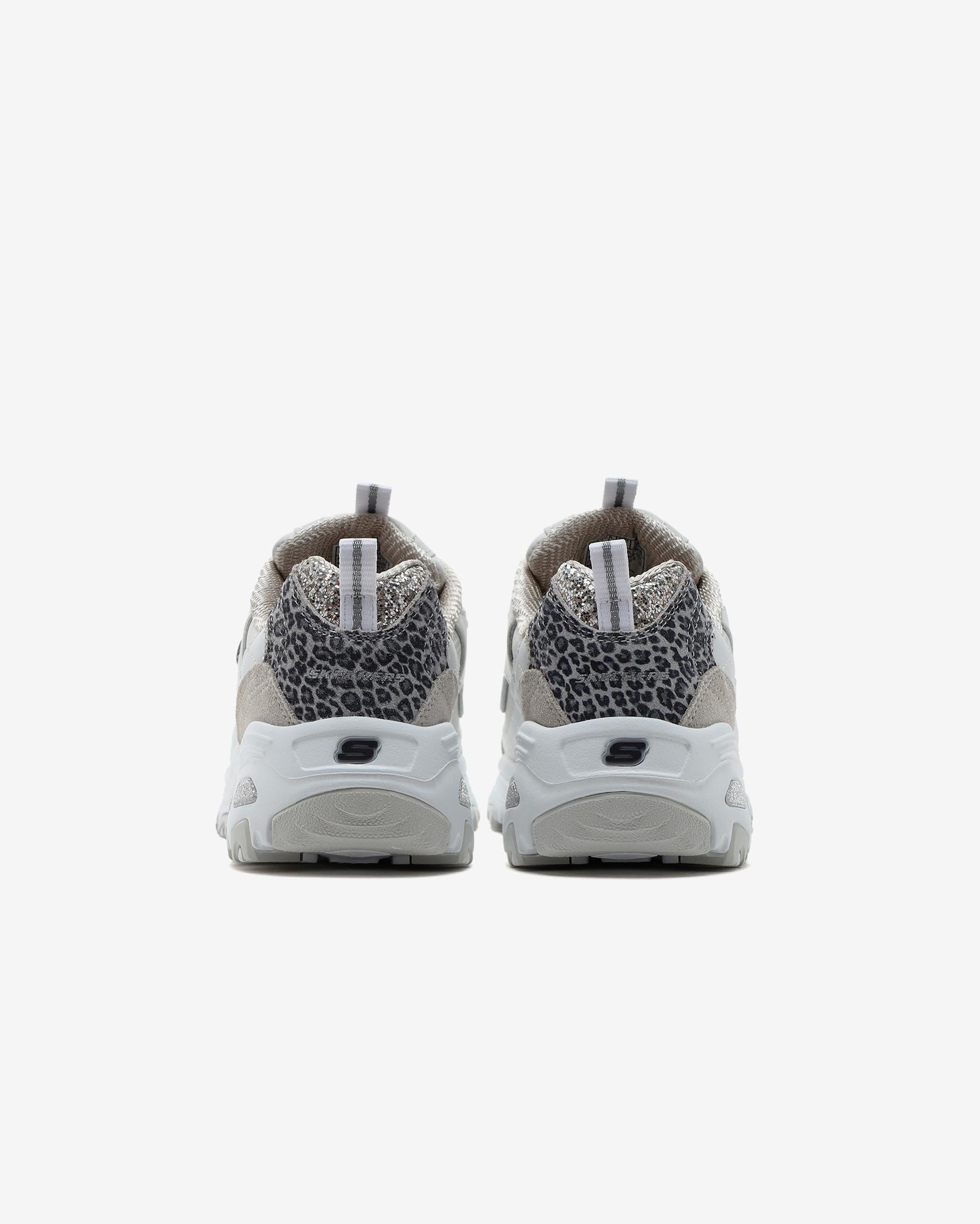 Skechers DLİTES - GOLDEN CHİC Beyaz/Gümüş