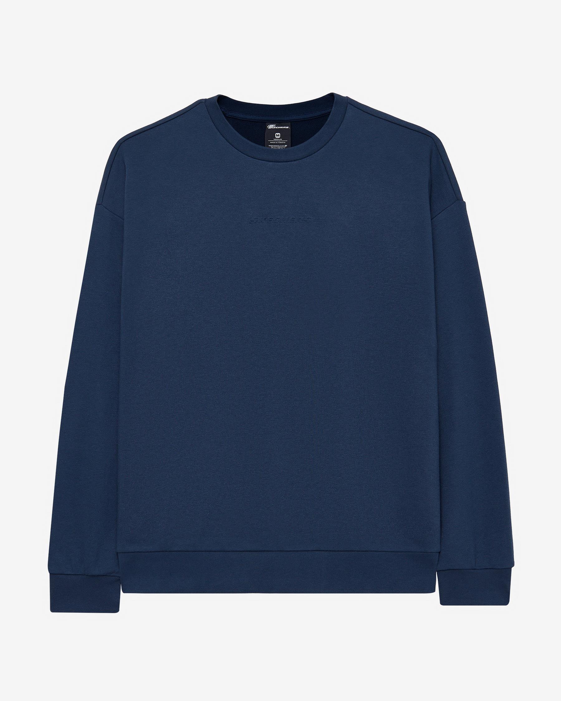 Skechers M Essential Crew Neck Sweatshirt Navy