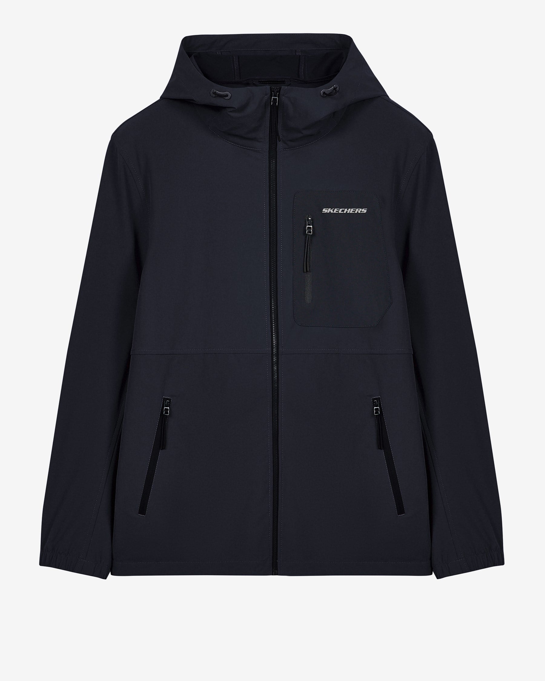 Skechers M Full Zıp Trai Jacket Siyah