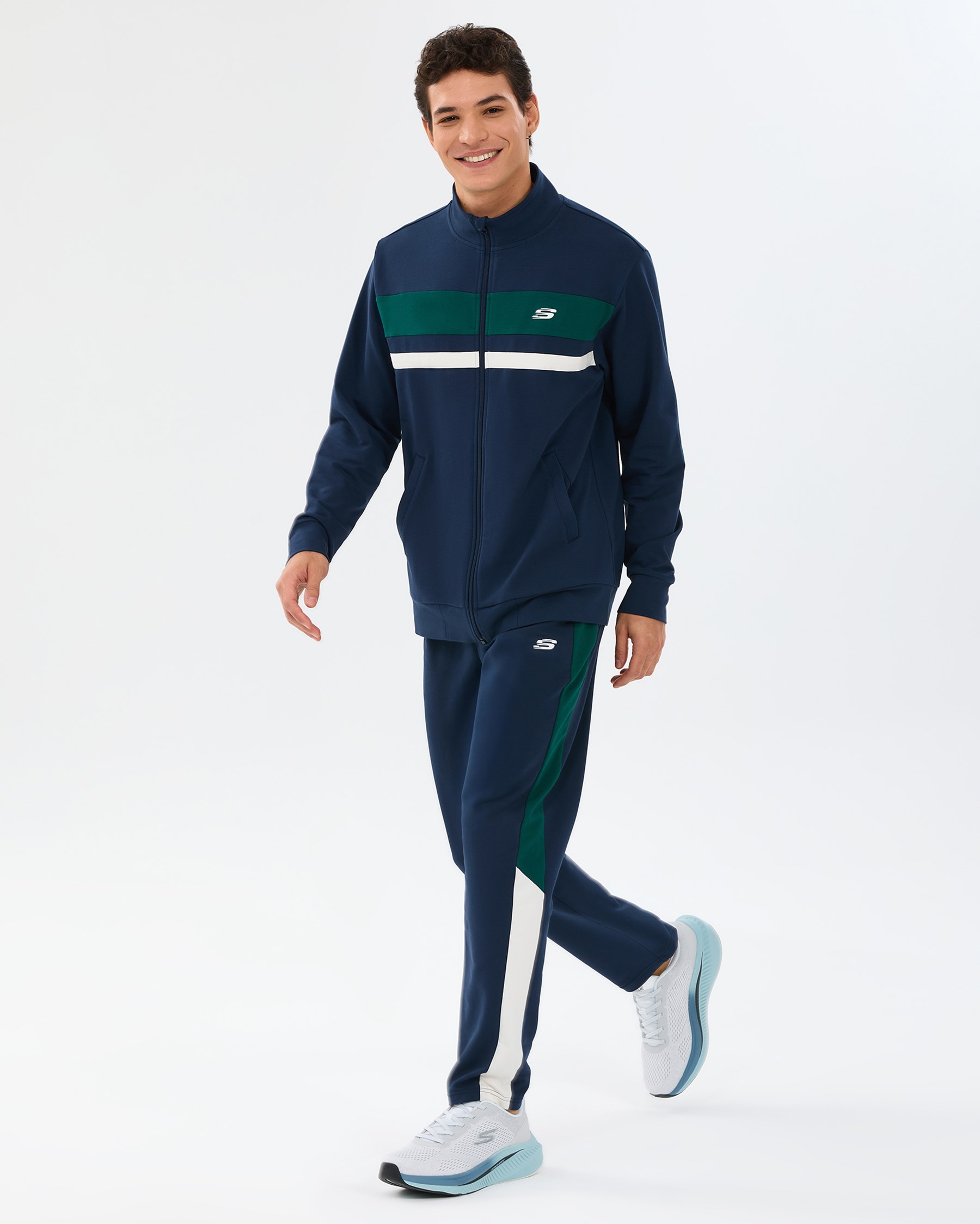 Skechers M Performance Coll. Track Suit Navy