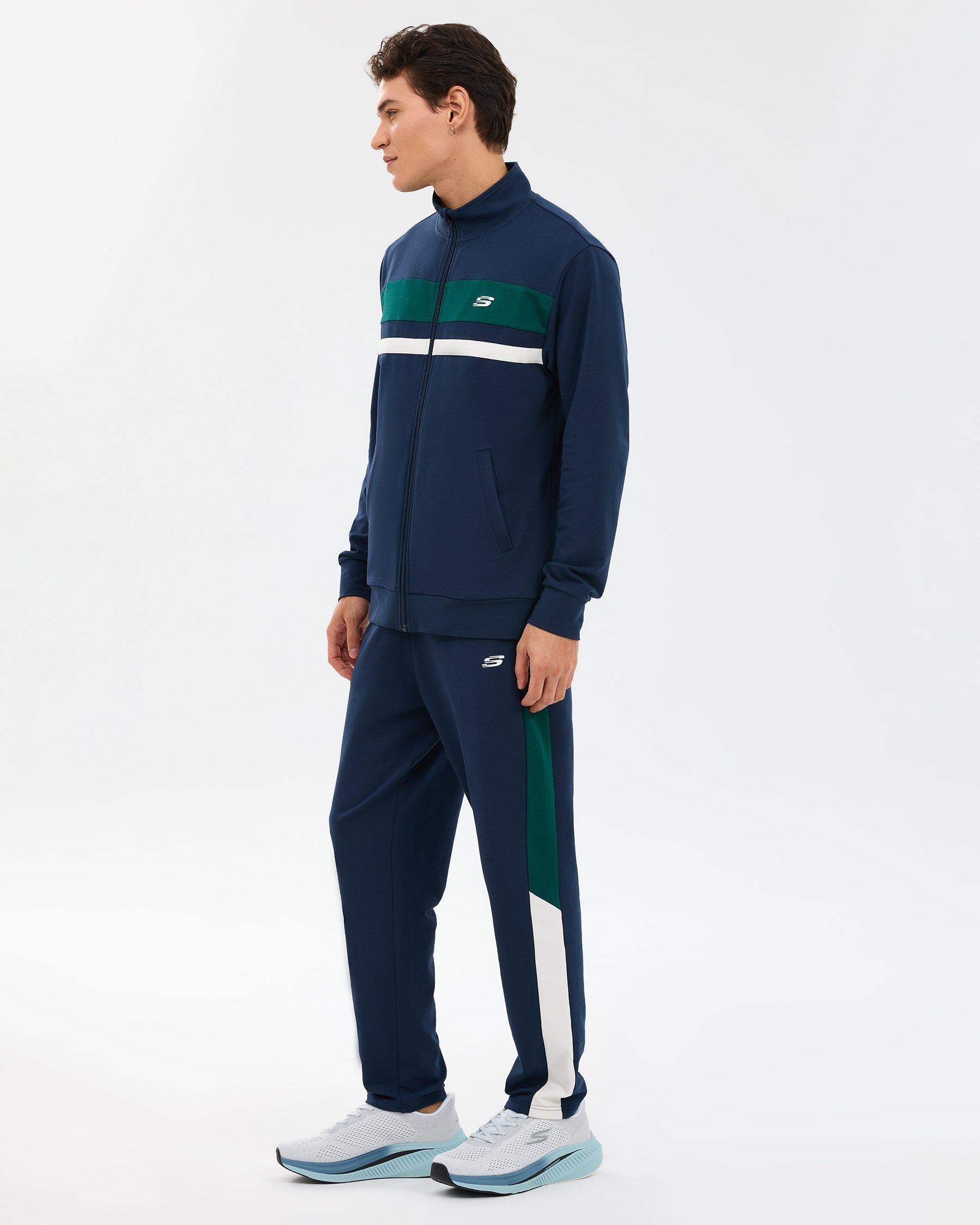 Skechers M Performance Coll. Track Suit Navy