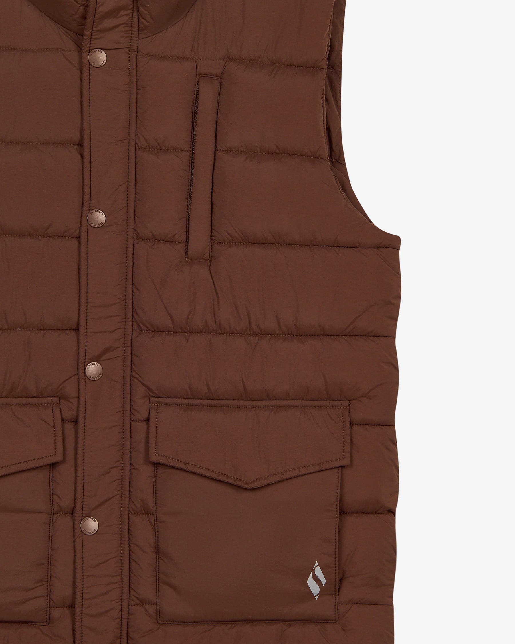 Skechers M Puffer Vest Kahverengi