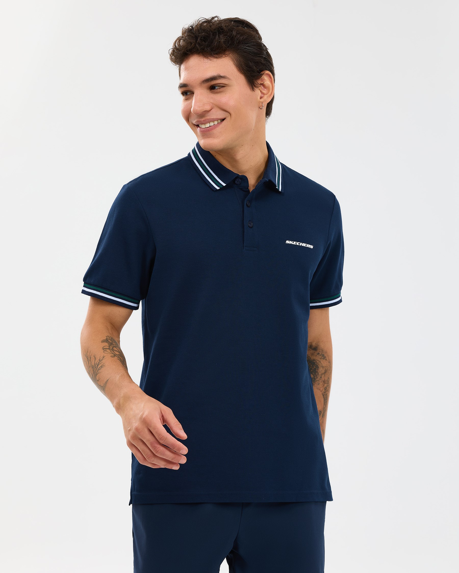 Skechers M Regular Fit Polo Navy