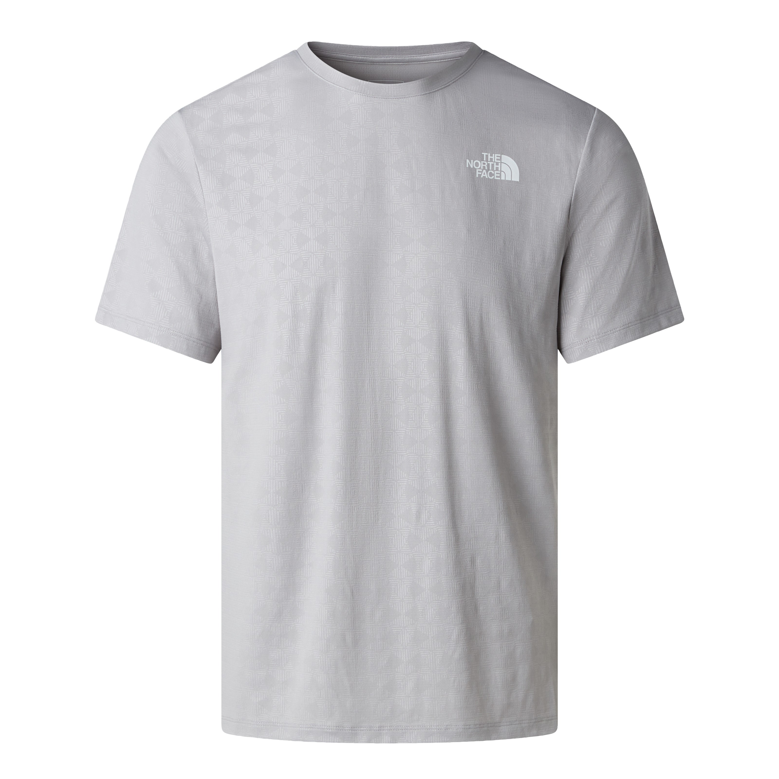 M 24/7 PENTADOME EMBOSSED REG SS TEE GREY