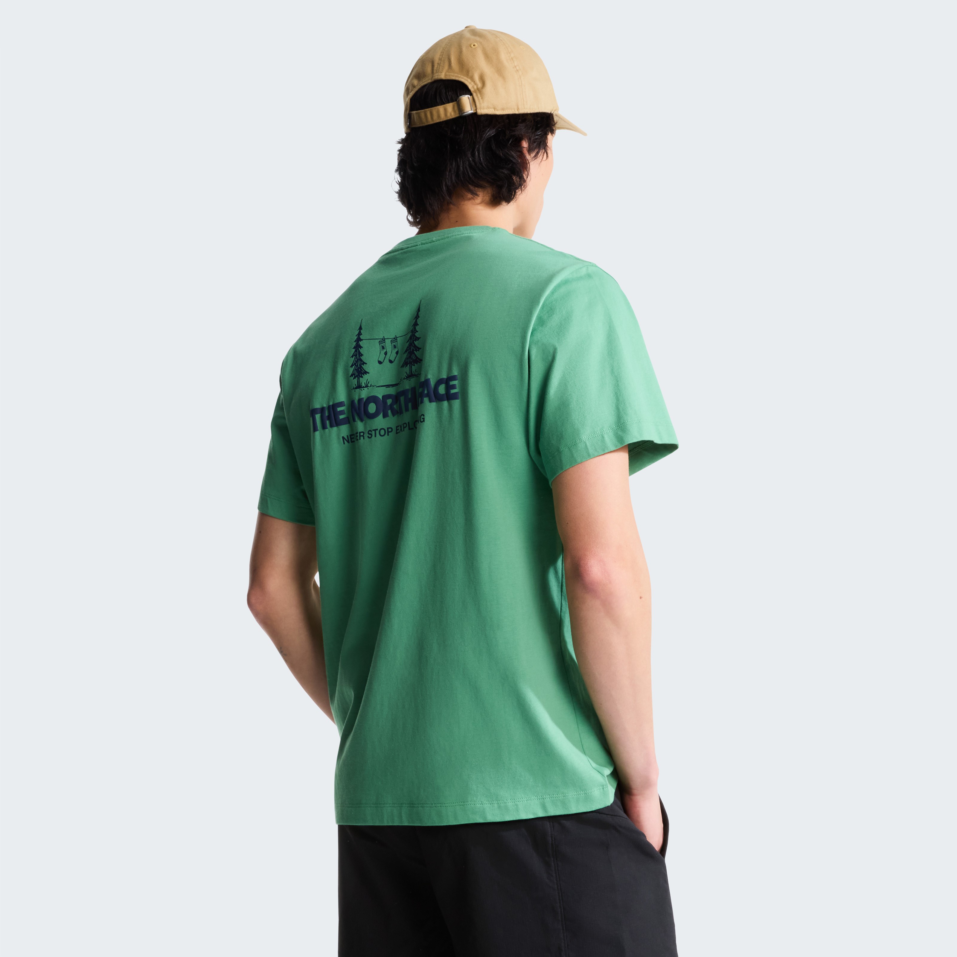 M CAMPING RELAXED SHORT SLEEVE TEE-GRAPH Dimmed