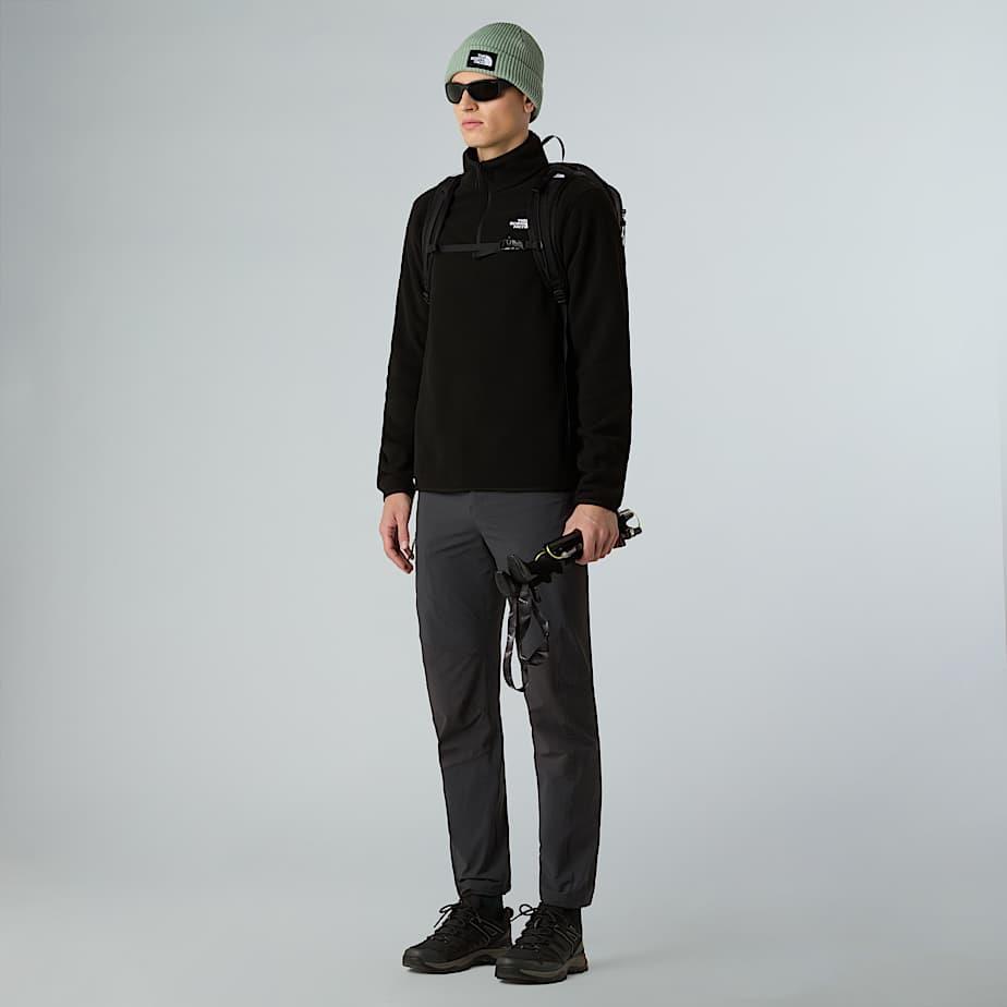 M GLACIER FLEECE 1/4 ZIP JACKET Black