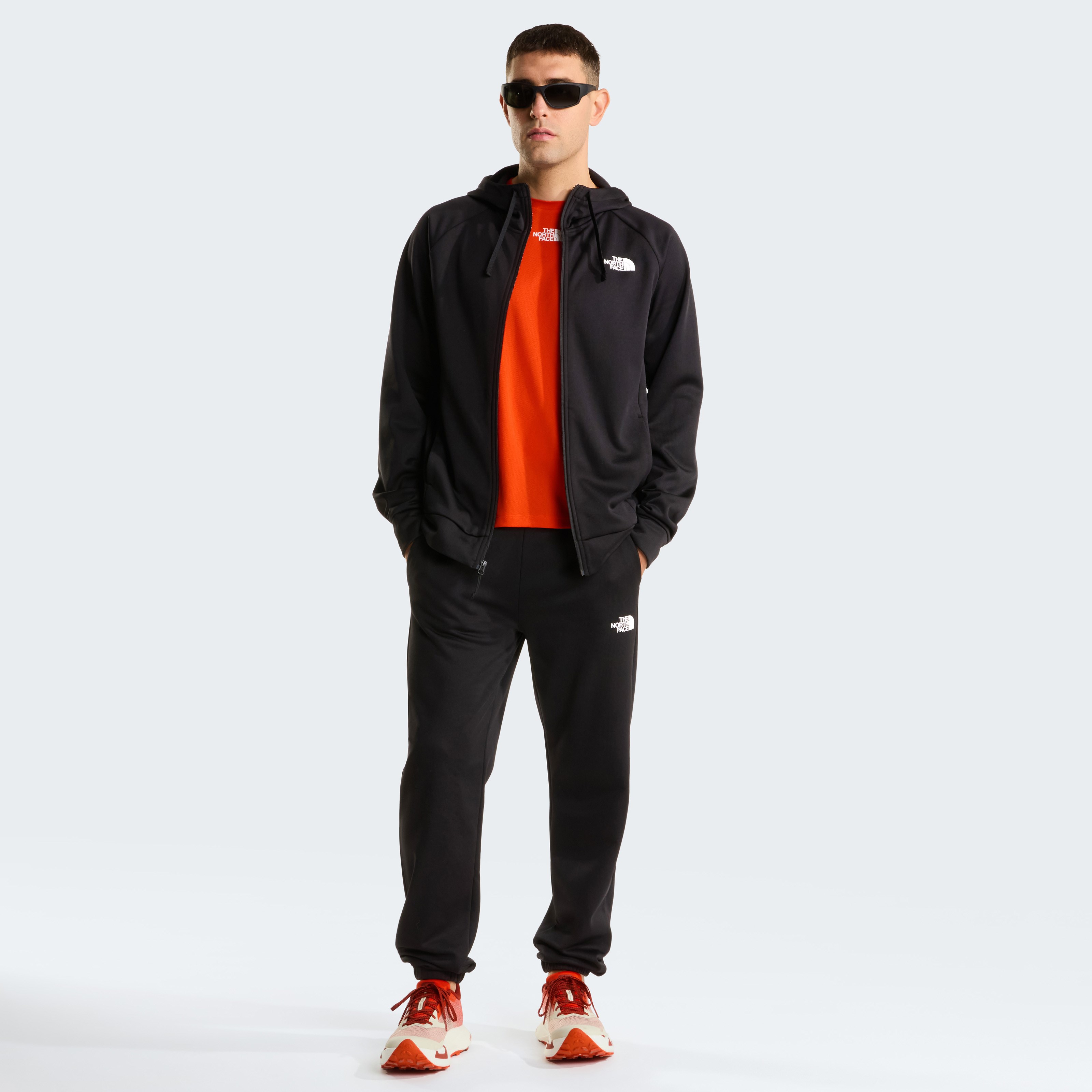 M REAXION 2.0 HOODED FULL ZIP JACKET Black