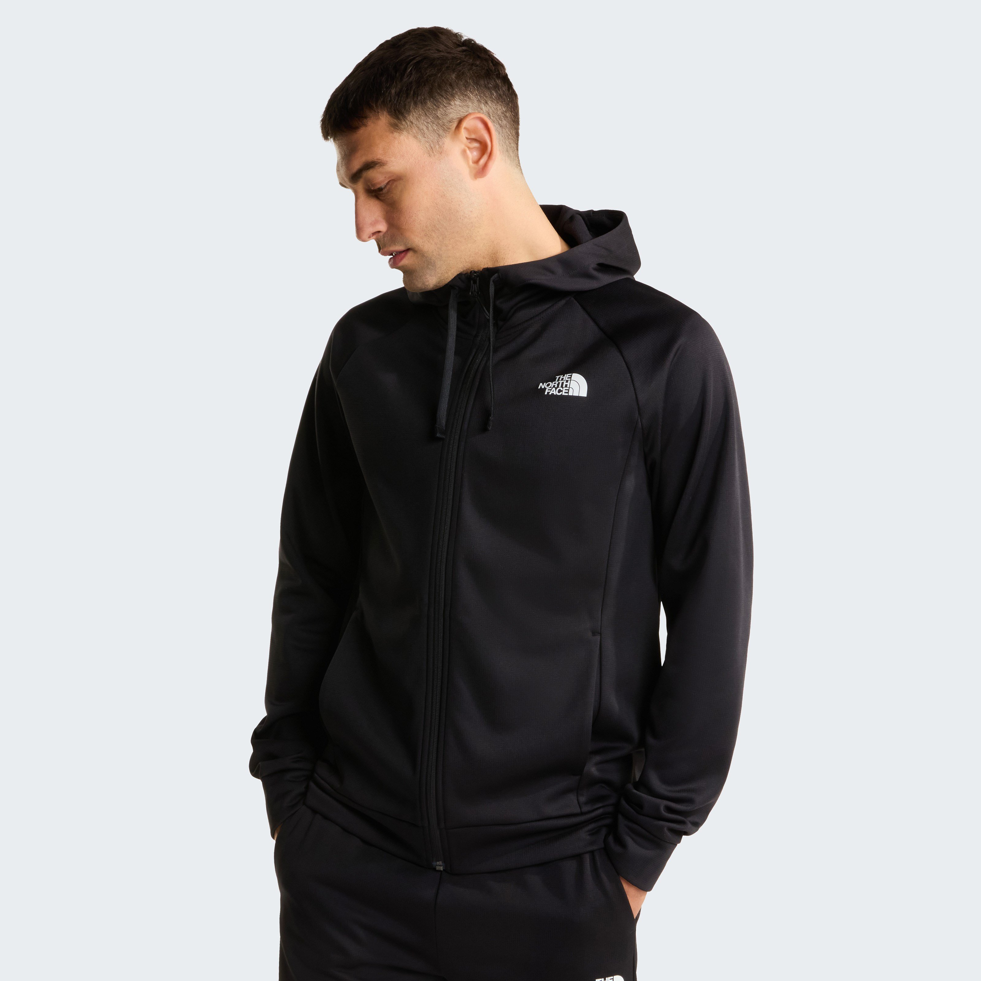 M REAXION 2.0 HOODED FULL ZIP JACKET Black