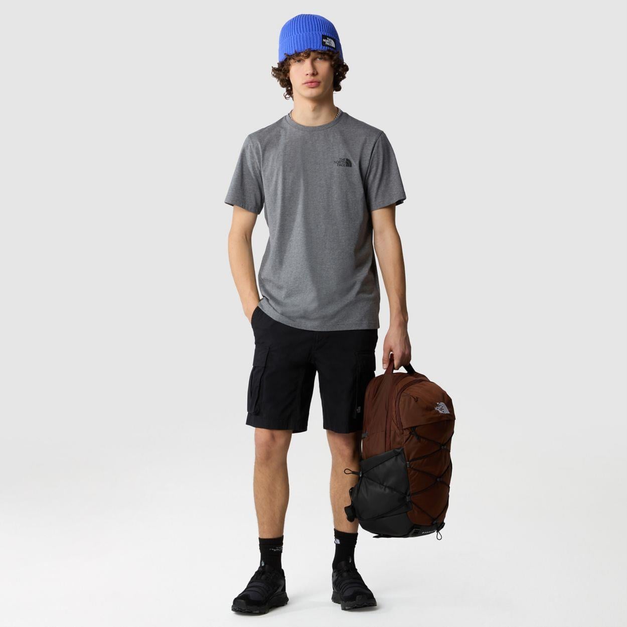 M SS SIMPLE DOME TEE GREY