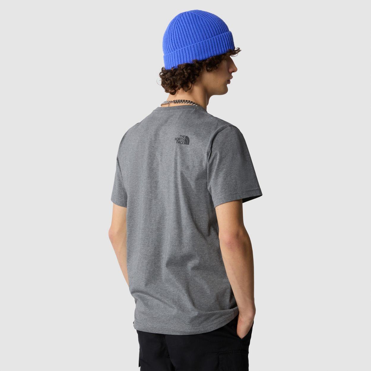 M SS SIMPLE DOME TEE GREY
