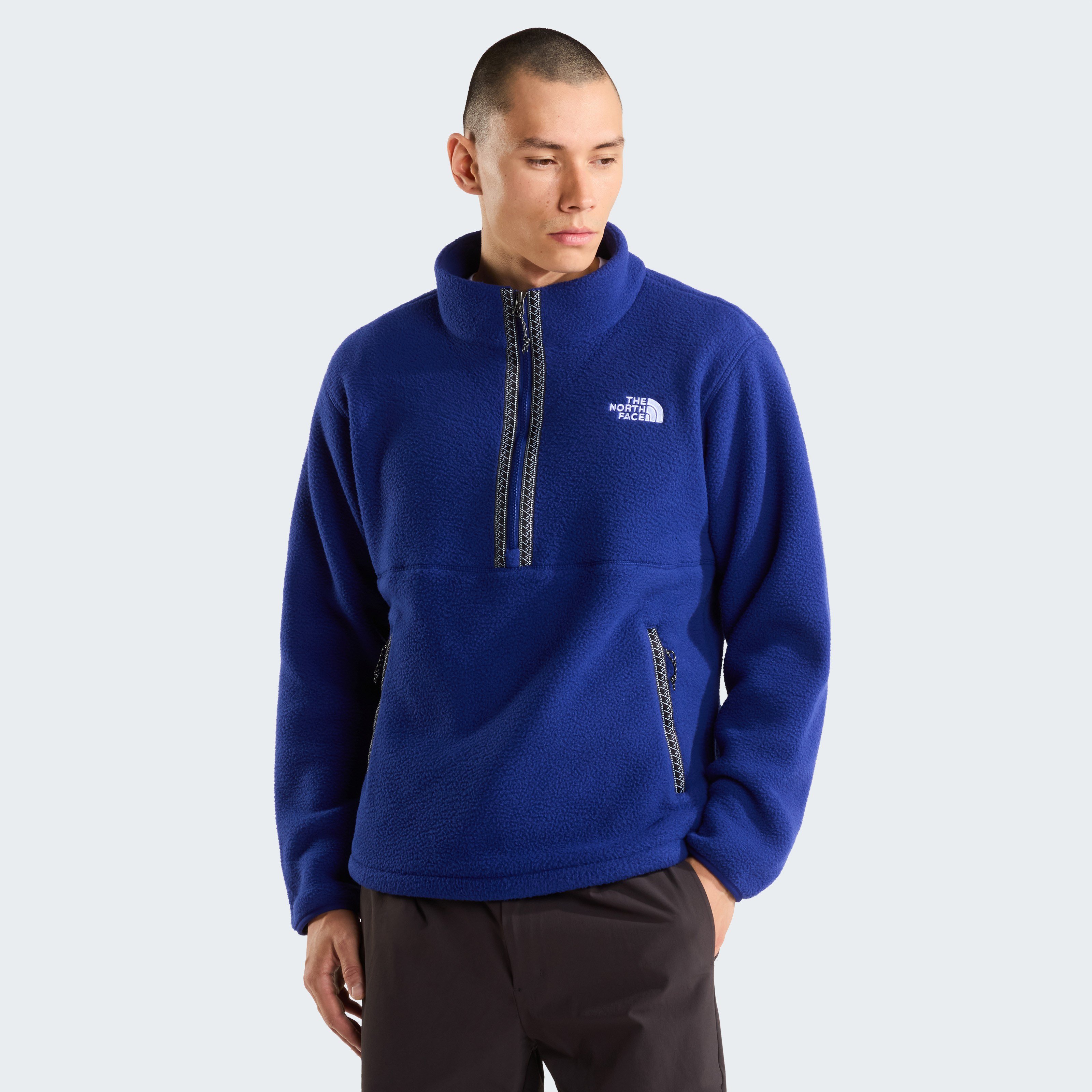 M TNF FLEESKI 1/4 ZIP PO Bold Blue