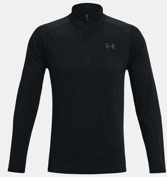 Ua Tech 2.0 1/2 Zip Black