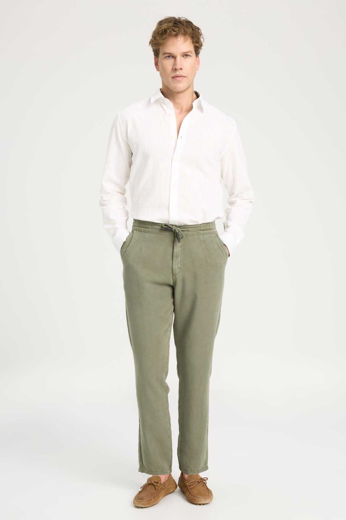 Chino Pantolon Dusty Olive