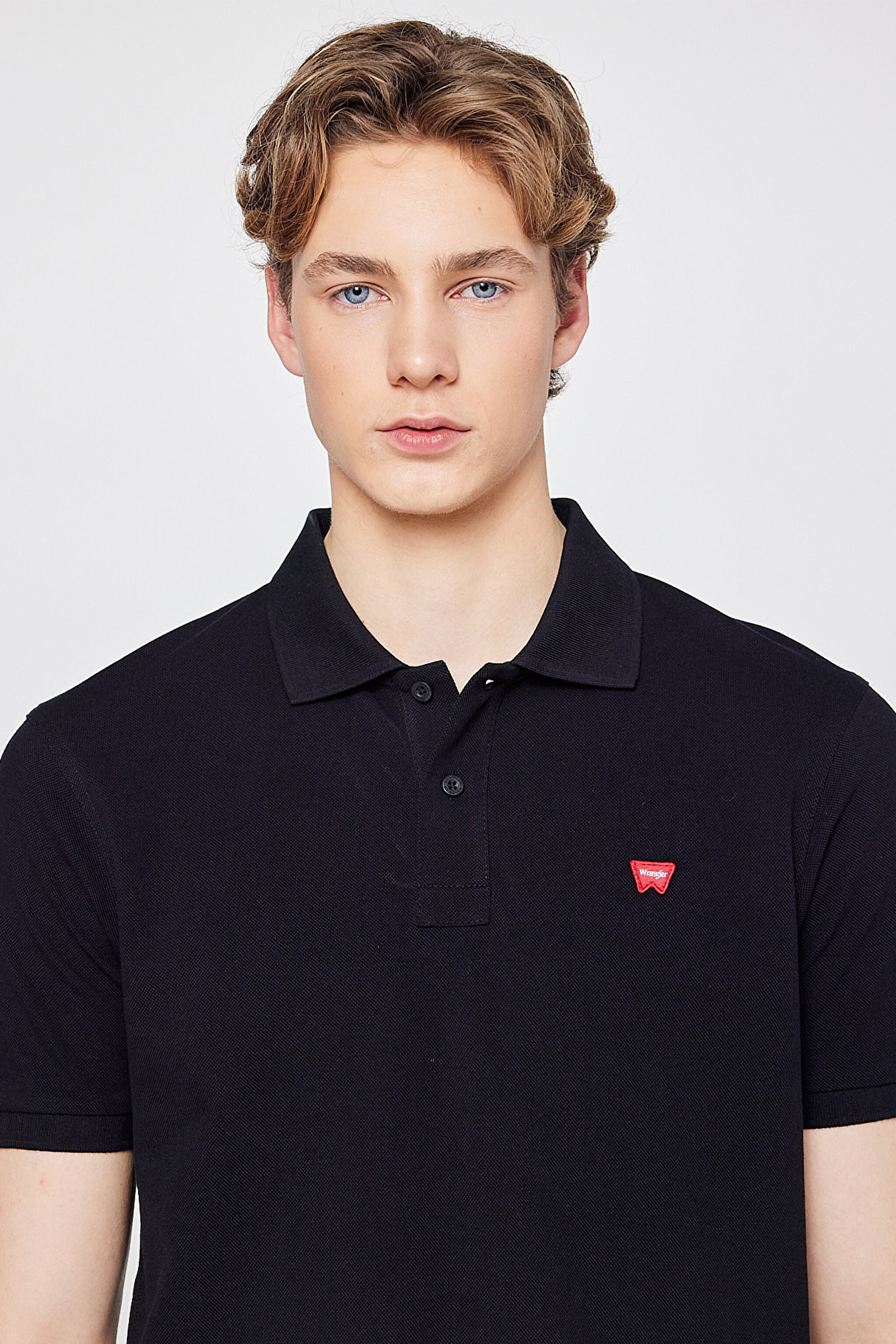 Erkek Regular Fit Polo T-shirt Siyah