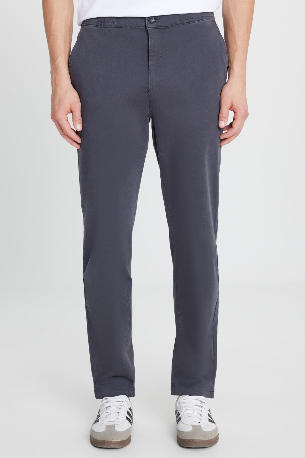 Erkek Tencel Pantolon FadedBlack