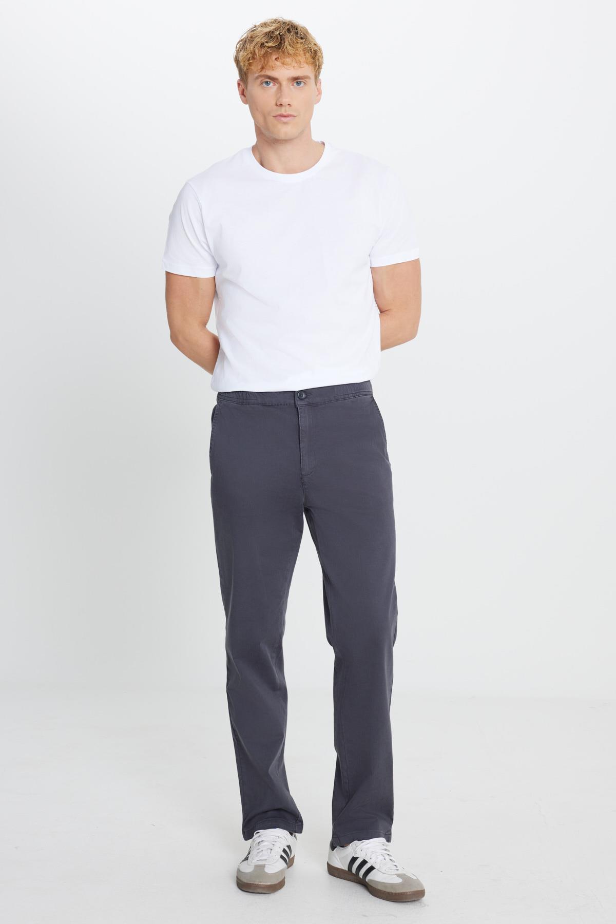 Erkek Tencel Pantolon FadedBlack
