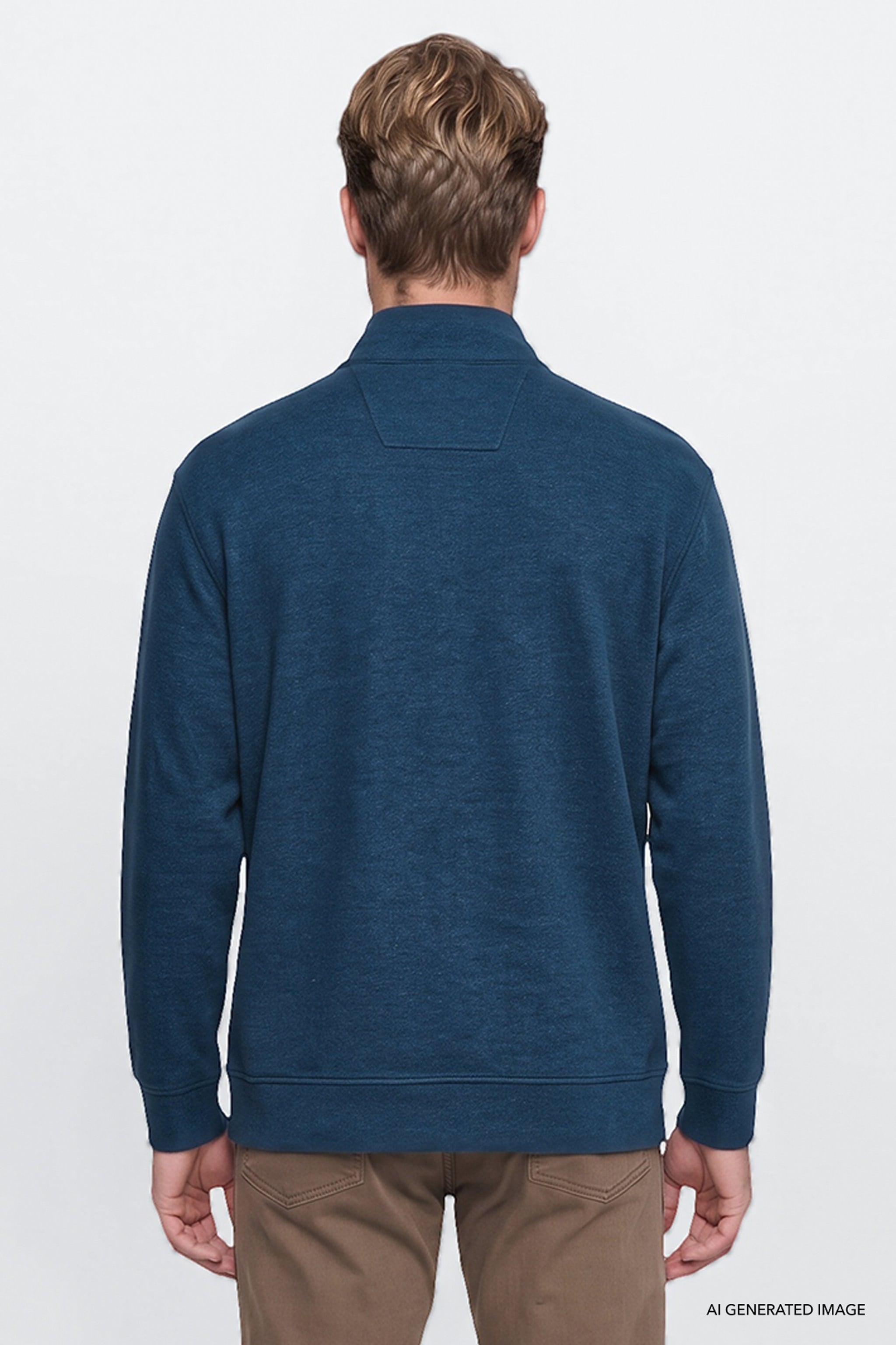 Selanik Half Zip Sweatshirt Petrol