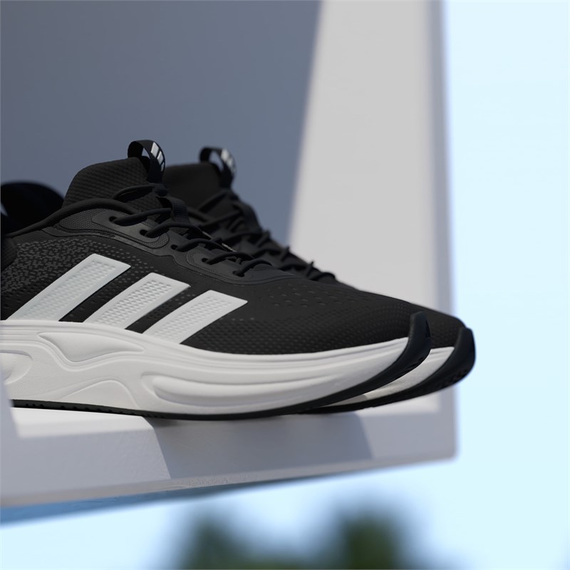 ADİDAS CLOUDFOAM CUXXION - RAPIDFIT CBLACK/CWHITE/GRESIX