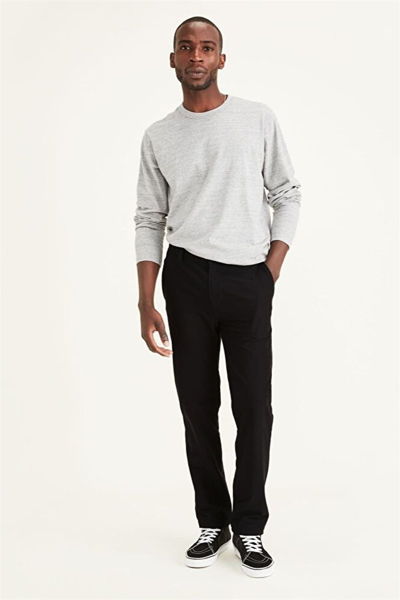 Dockers Comfort Knit Chino Slim Pantolon MINERAL BLACK