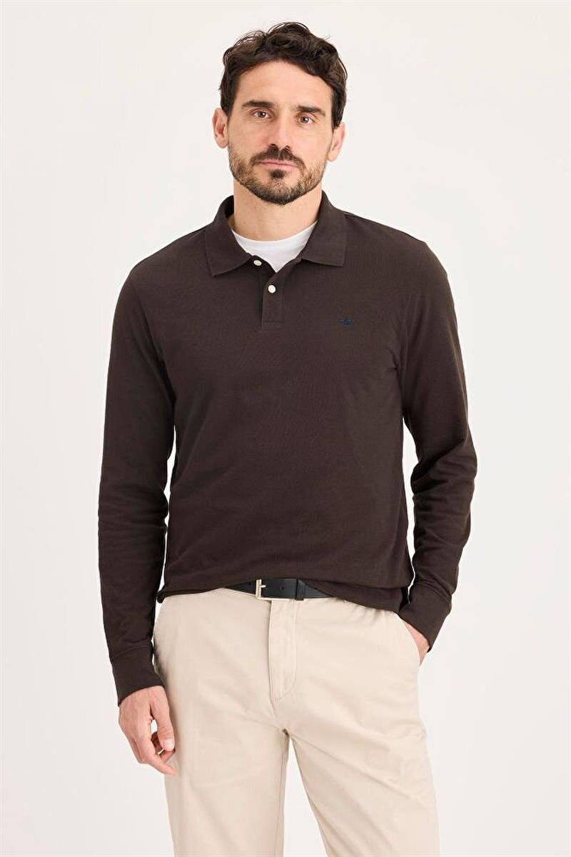 LS Polo Yaka Tişört Beige